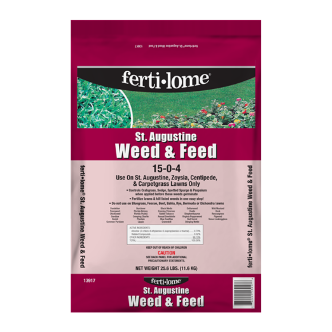Fertilome St. Augustine Weed & Feed 25.6#