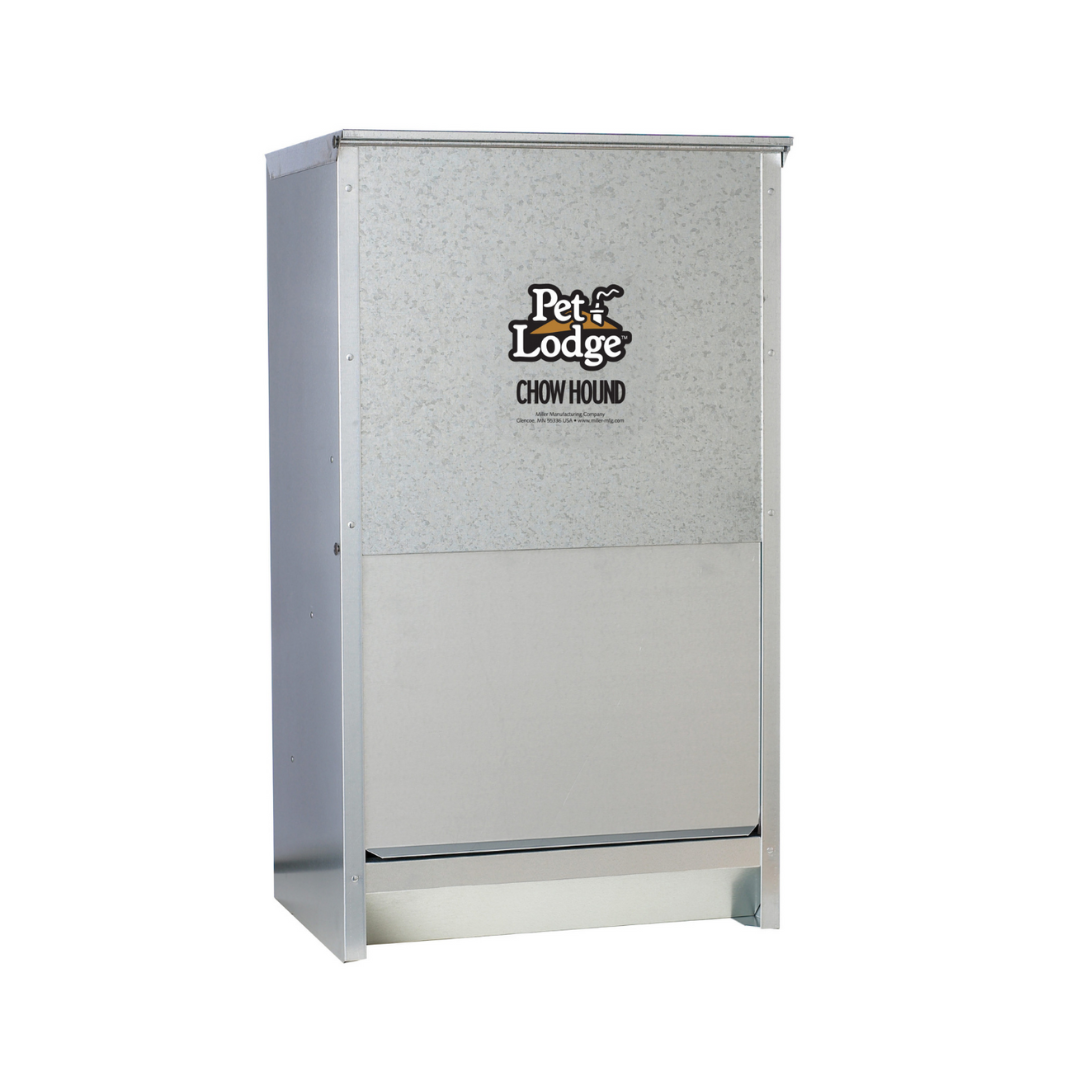 Chow Hound Galvanized Dog Feeder 50#