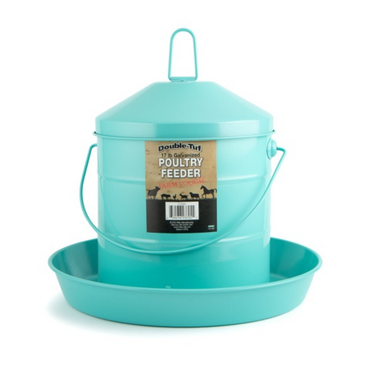 Seafoam Green Painted Poultry Feeder