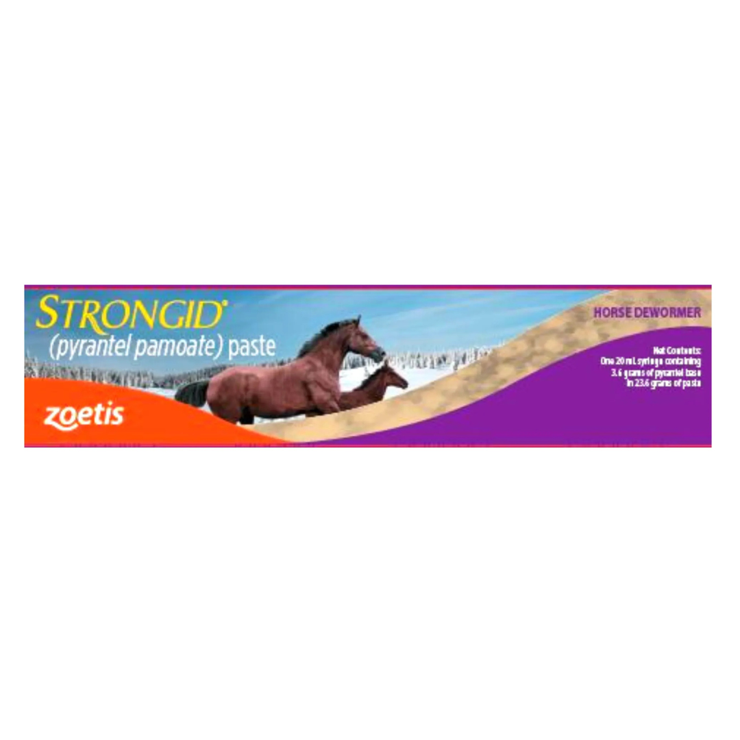 Strongid Equine Dewormer Paste
