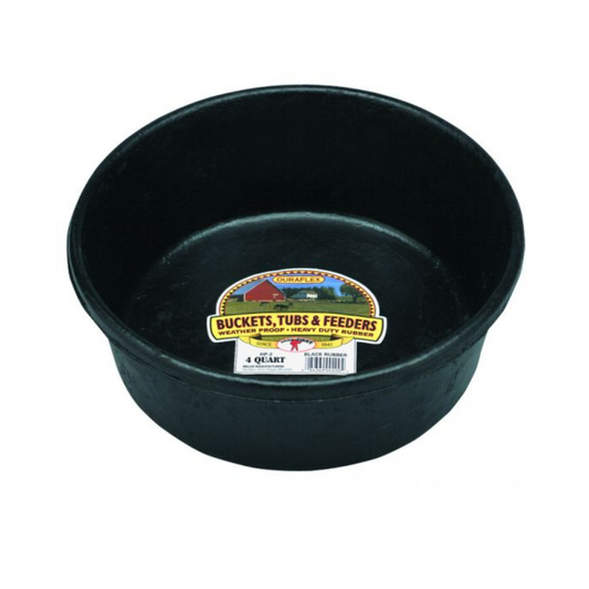 Rubber Feed Pan 4 Qt