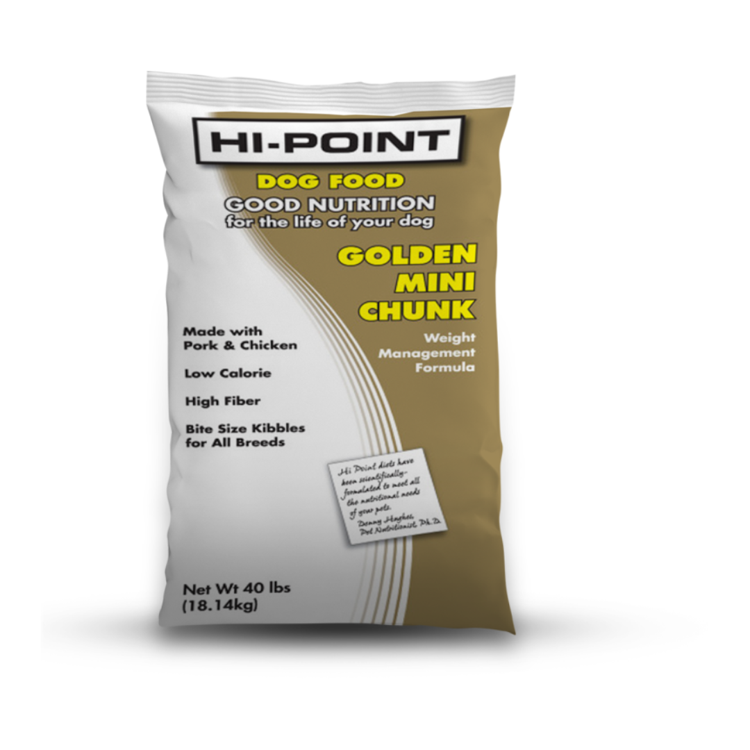 Hi Point Golden Mini Chunk 18/7 Dog Food 40#