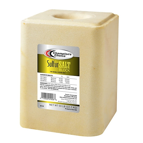 Sulfur Salt Block 50#