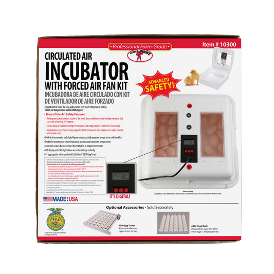 Little Giant Still Air Incubator with Fan Kit