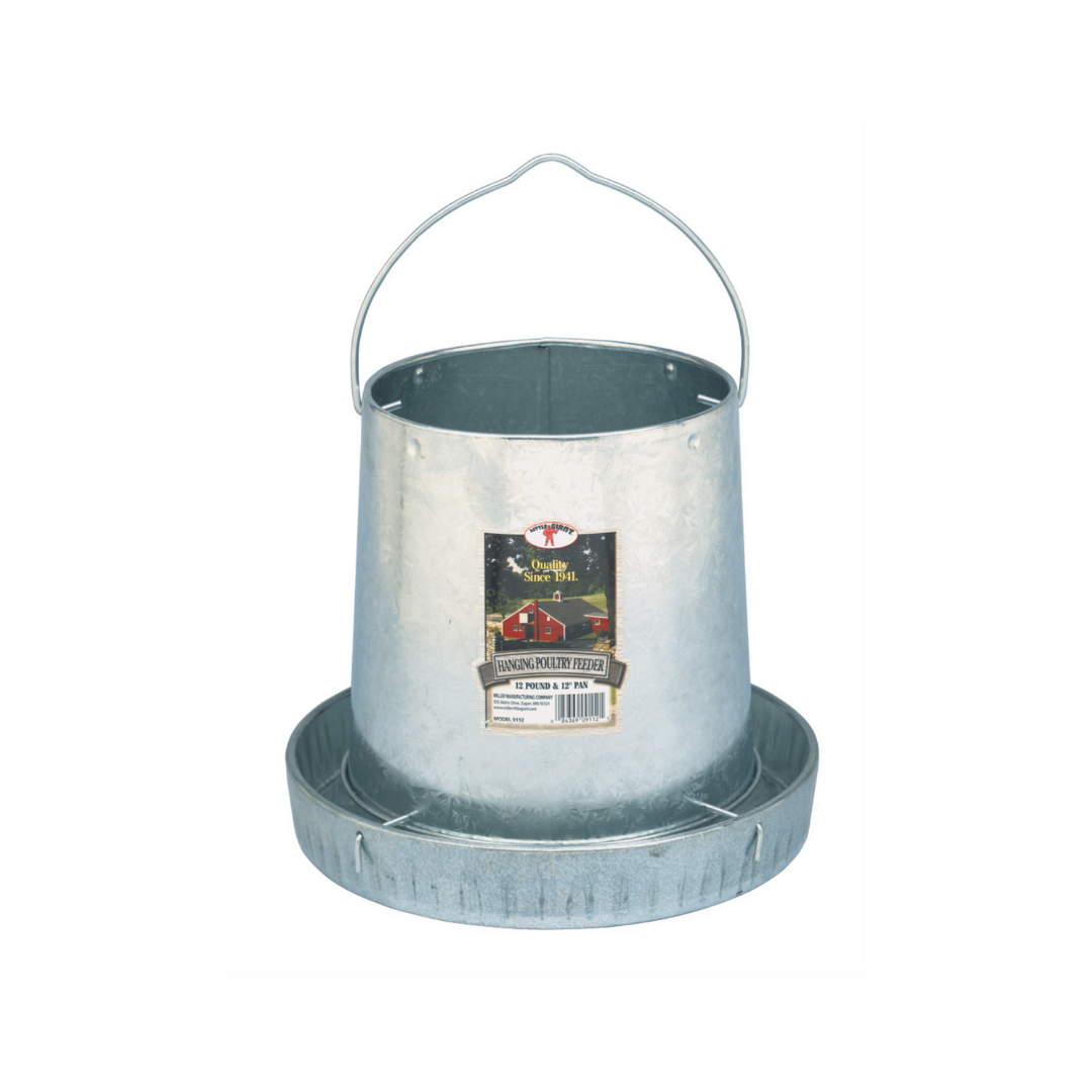 Galvanized Hanging Poultry Feeder