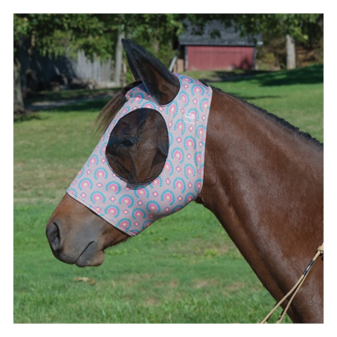 Equine Lycra Fly Mask Powered by Coolcore