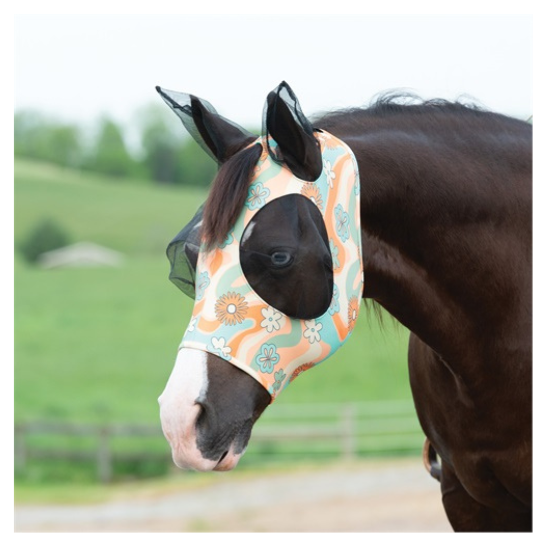 Equine Lycra Fly Mask Powered by Coolcore
