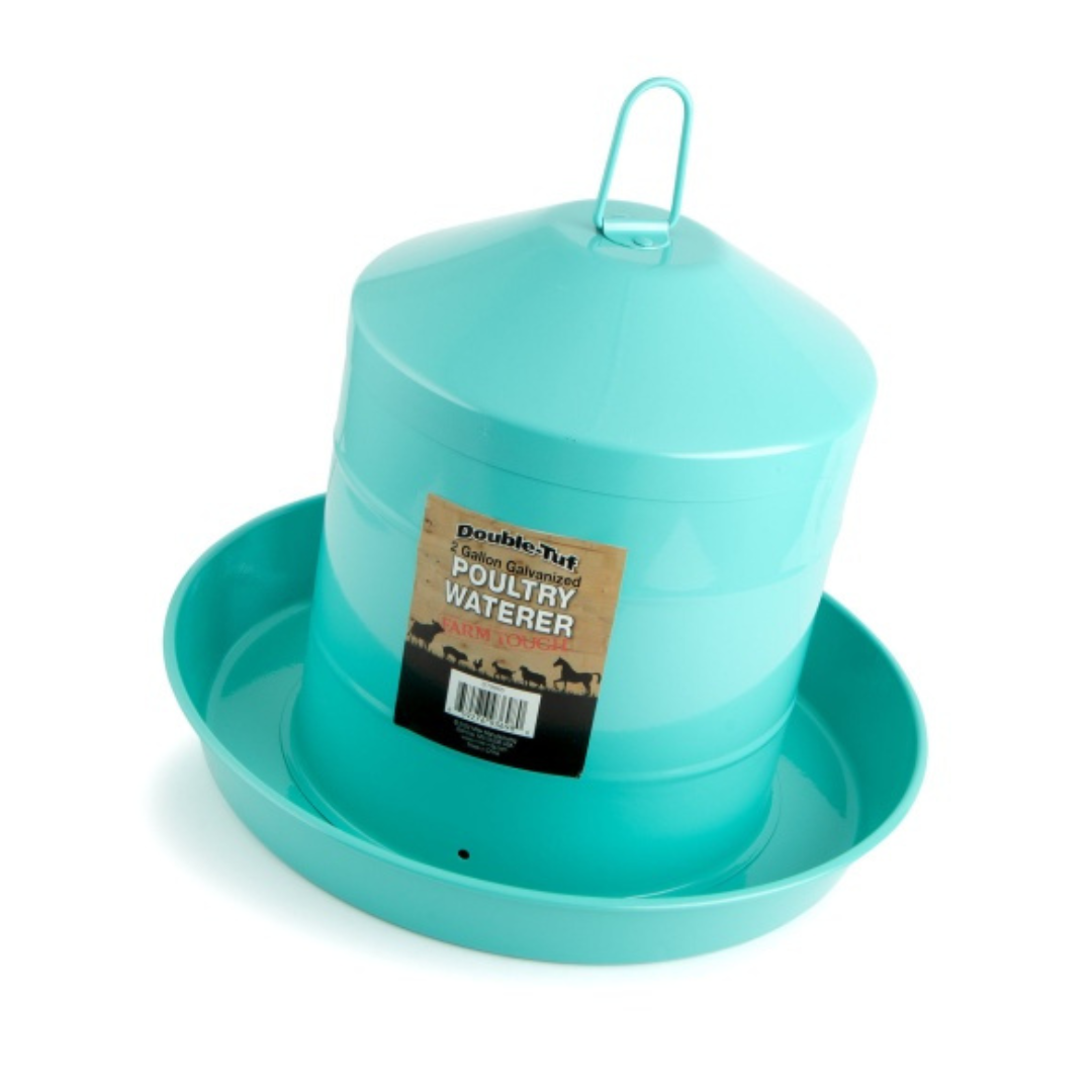 Seafoam Green Painted Poultry Waterer