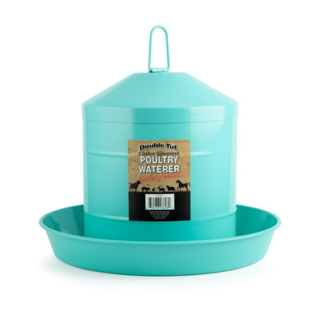 Seafoam Green Painted Poultry Waterer