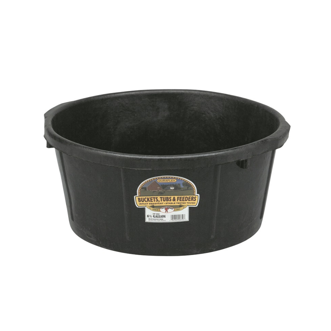 Rubber Feed Pan 6.5 Gallon