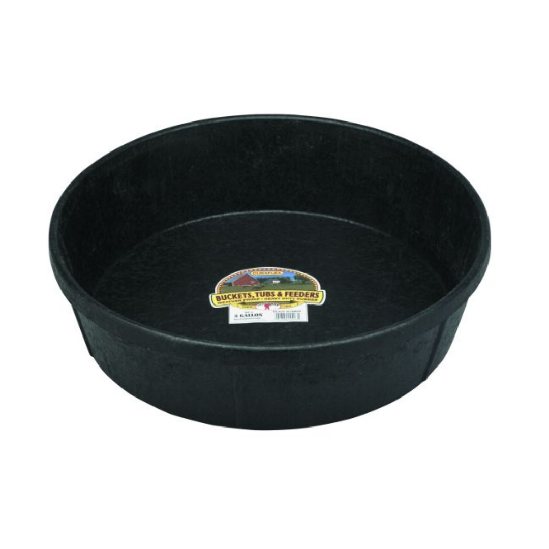 Rubber Feed Pan 3 Gallon