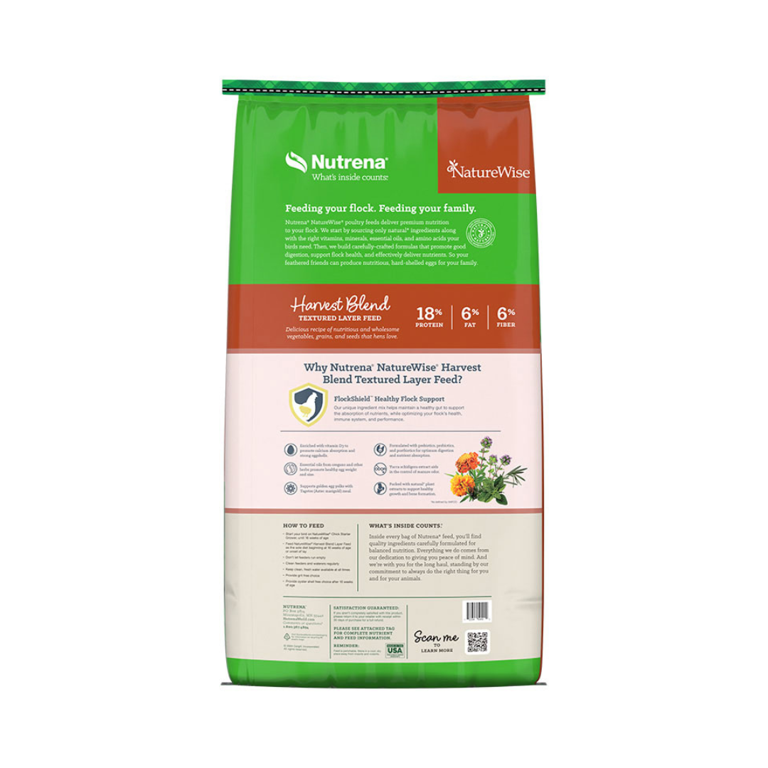 Nutrena Harvest Blend 18% Textured Layer Feed